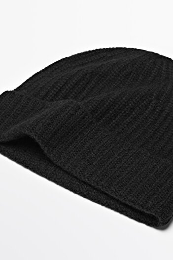 Massimo Dutti Fitilli %100 kaşmir bere