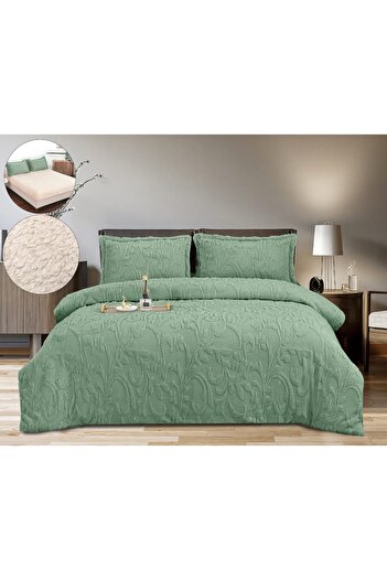 CHIRASO COCOLINO Underwear Fur on the inside, ELASTIC sheet 180x200, Duvet cover 200x230, 2 Sides