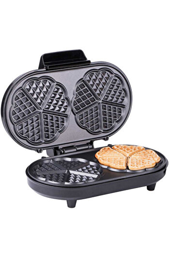 TZS First Austria Double waffle iron FIRST AUSTRIA FA-5305-2, 1000 W, Temperature controller, Non-stick coating, Black