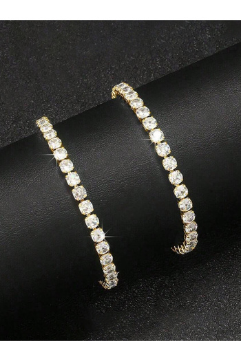 Take Two By Styli Set of 2 - Embellished Link Tennis Braceletâ€Œ