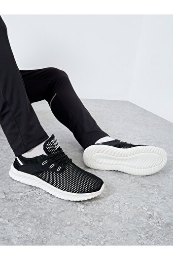 Take Two By Styli Textured Lace Up Sneakers