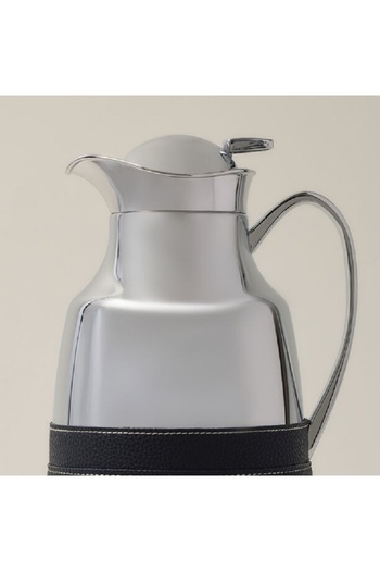 Dallaty Steel vacuum flask leather beige 1L
