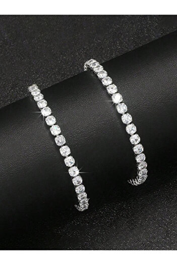 Take Two By Styli Set of 2 - Embellished Link Tennis Braceletâ€Œ