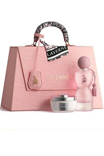 LAVERNA Laverne Sense EDP 75ml + Perfumed Body Powder 65gm Set