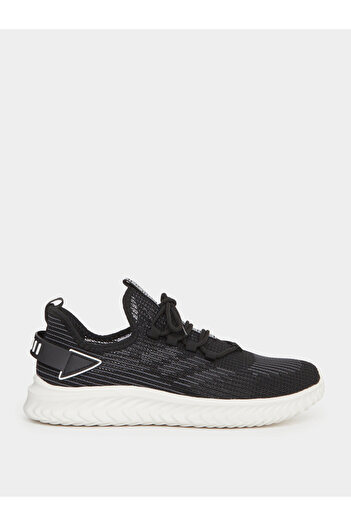 Take Two By Styli Textured Lace Up Sneakers