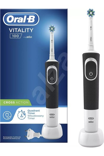Oral-B Vitality Power Toothbrush Cross Action Black