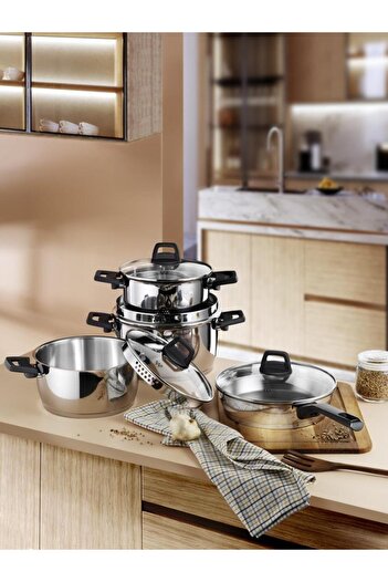 OLİKA Ufo Grand 8 Piece Cookware Set
