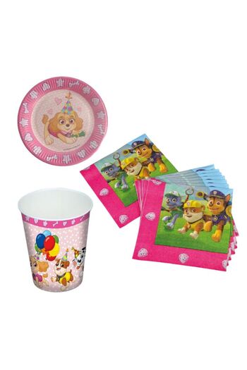 PAW PATROL Party set for girls 51 pieces, multicolor,