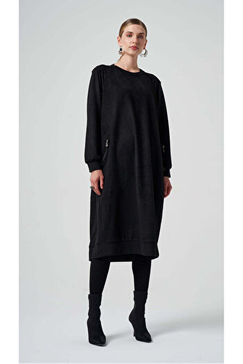 MissWhence Velvet Tunic Dress