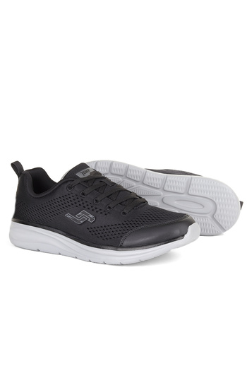 Jump 34712 Memory Foam Microfiber Anorak Large Size Men's Sports Shoes Black
