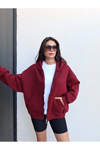 ESRAHELVACI Zippered Raised Sweatshirt