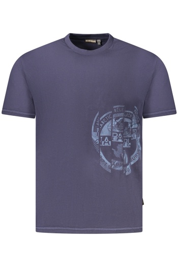 Napapijri Men's T-shirt, with graphic print, Regular Fit, Navy