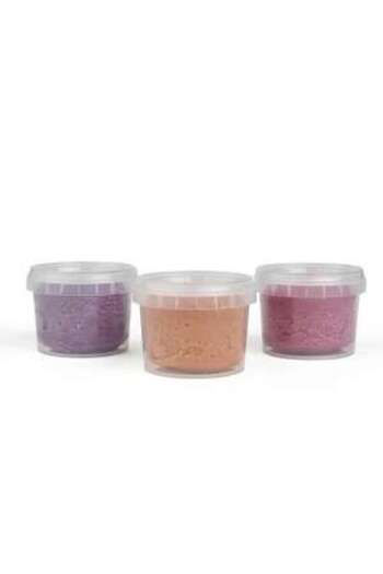 Mercaton Plasticine set for children, ages 2+, 3 colors, soft, non-sticky, pink/purple/B