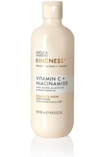 Baylis & Harding Kindness + Vitamin C and Niacinamide Cleanse & Glow Luxury Body Wash 500ml