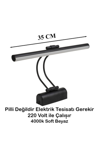 Merwish Flute Sconce 35 cm Led Wall Lamp 4000K Soft White Light
