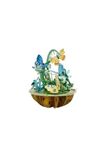 Santoro 3D Pirouettes Santoro Greeting Card - Butterflies and Dragonfly