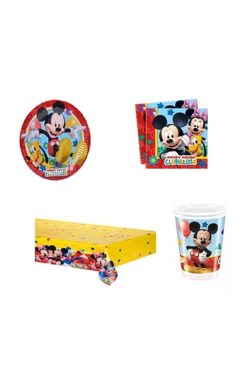 Mickey Mouse 37-piece party set, multicolor,