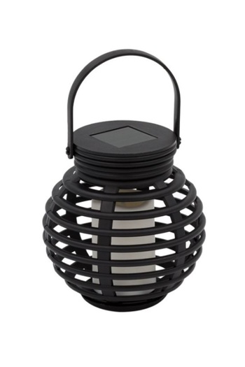 TOPI TOY Solar-powered lantern lamp, flame effect, with light sensor, 10.5 cm