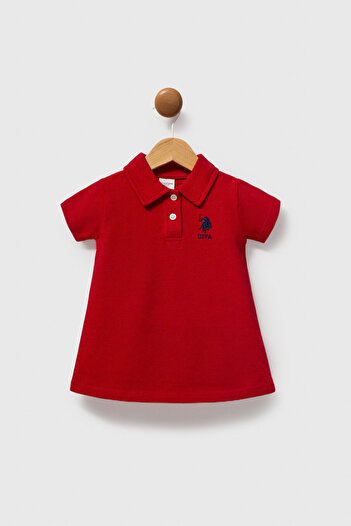 U.S. Polo Assn. U.S. Polo Assn. Baby Girl Red Dress