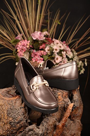 KUUM LONDON Women's Vegan Leather Lightweight Wedge Heel Winter Non-Slip Lightweight Waterproof Orthopedic Extra Lightweight Casual