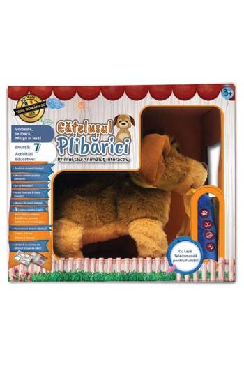 UnderShop Interactive Plush Puppy Walky Idea with 2 RFID Covers