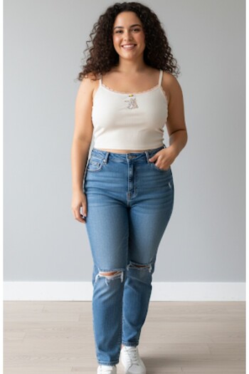 ARDSU Cider Plus Size Strap Bodysuit