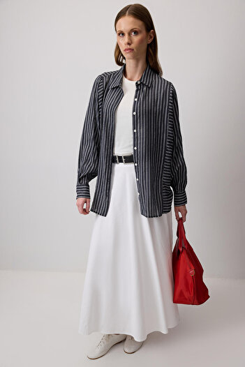 Touché Privé STRIPED VISCOSE SHIRT
