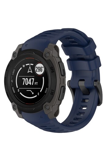Stef's Cat Curea pentru Garmin Instinct E 45mm, V55, Policarbonat, Dark Blue