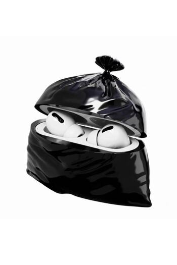 Innovium Innovium™ Funny "Trash Can" AirPods Case, For AirPods 1/2, AirPods 3, AirPods Pro 1/2