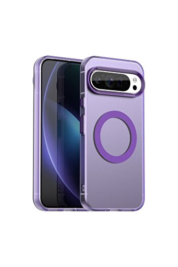 Stef's Cat Case for Google Pixel 10/10 Pro, CandyCase MagSafe, U22, Polycarbonate, Purple