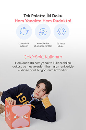 Missha Kalıcı Dudak & Yanak Balmı A'PIEU Juicy-Pang Mood Blending Lip&Cheek Balm (05 Ruby Grape Balm)