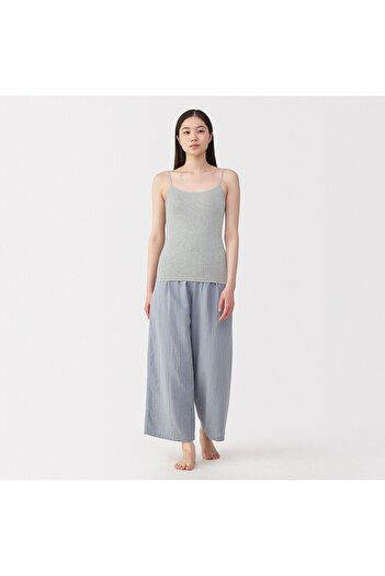 Muji قميص داخلي من القطن المرن من الجيرسي