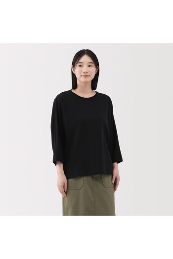 Muji Light-weight Sweatshirt 3/4 Sleeve Pullover