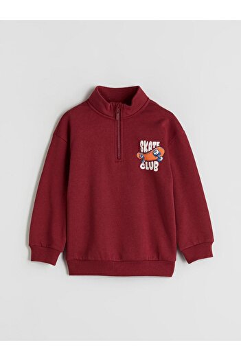 LC Waikiki Stand Collar Boy's Sweatshirt