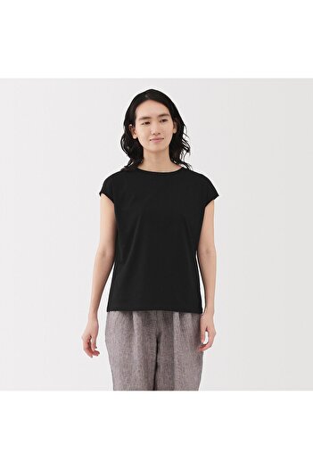 Muji Jersey French Sleeve T-Shirt