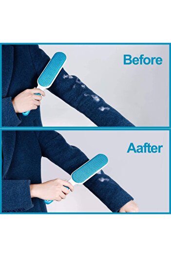 Hope Pets Empire Pet Hair Remover, Lint Brush for Dog & Cat, Double Sided Fur Remover Tool with Self-Clea