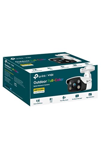 TP-LINK "TP-LINK VIGI 4MP Outdoor Bullet Network Camera,VIGI C340(4mm), 1/3""Progressive Scan CMOS, obiecti