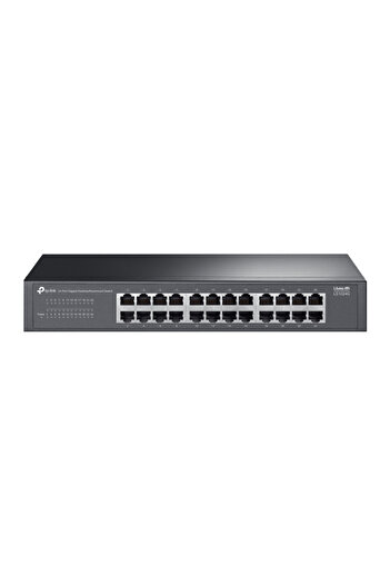 TP-LINK LiteWave 24-Port Gigabit Switch PORT: 24× Gigabit RJ45 Ports SPEC: 1U 13-inch Rack-mountable Steel