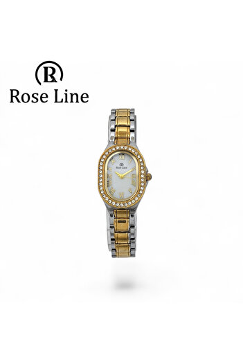 Roseline Women's silver and gold watch