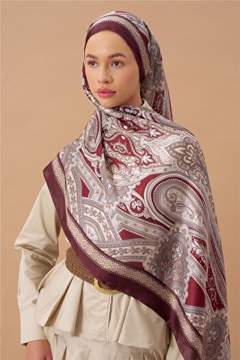 İpekhan Jardin Secret Collection Indian Silk Shawl 5012-08