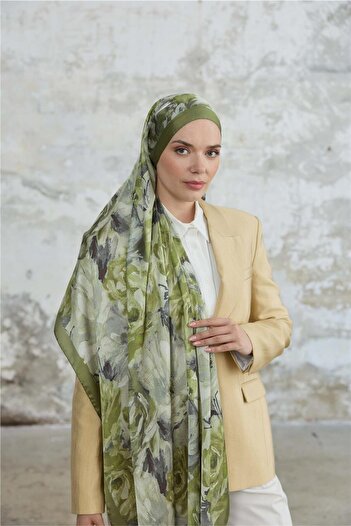 İpekhan Jardin Secret Collection Indian Silk Shawl 5013-13