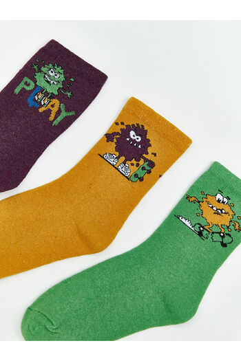 LC Waikiki Patterned Boy's Sock Socks