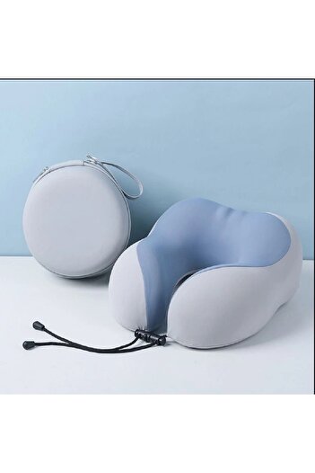 X LOT U-shaped Pillow Travel Portable Neck Protection, Cool Silk Airplane Pillow for Anti-Fatigue