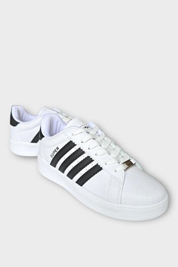 Liger Unisex Günlük Spor Ayakkabı BEYAZ SİYAH