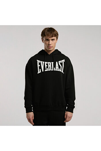 EVERLAST Ever Classics Comfort Men's Black Hooded Sweatshirt