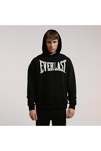 EVERLAST Ever Classics Comfort Men's Black Hooded Sweatshirt