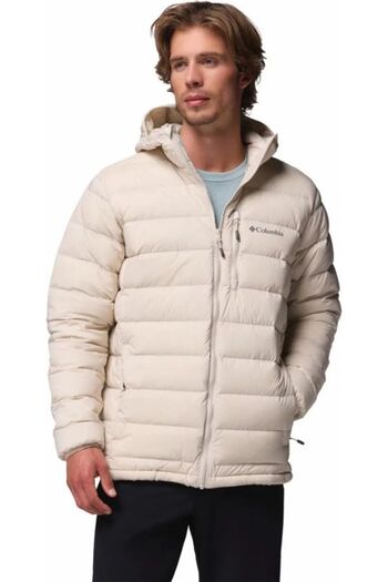 Columbia Drift Peak ™   Stretch down Hooded Jacket Beige Men's Outdoor Coat We1852