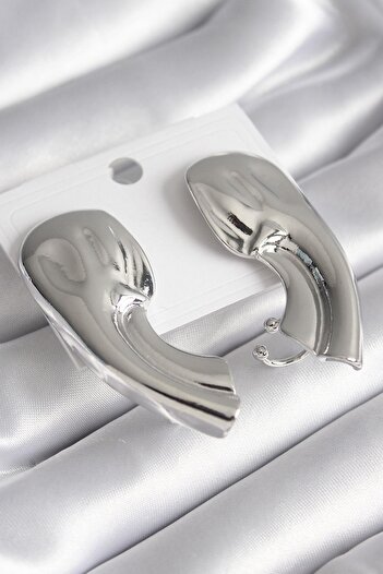 Inure Jewelry Brass Silver Color Embroidered Women Earrings Daily Use