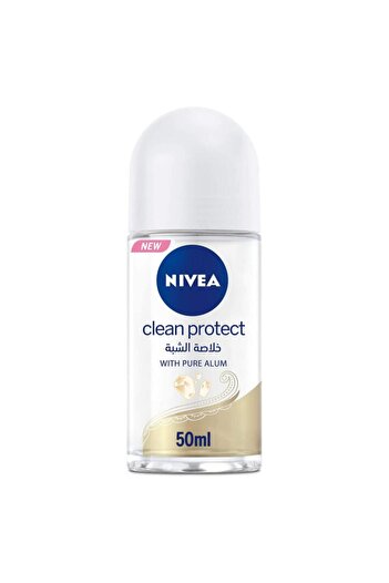 NIVEA NIVEA Clean Protect Deodorant with Pure Alum Roll-On 50ml
