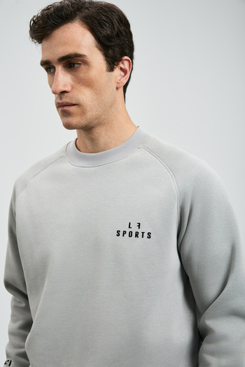 Lufian Sigma Men's Sweatshirt Light Gray
